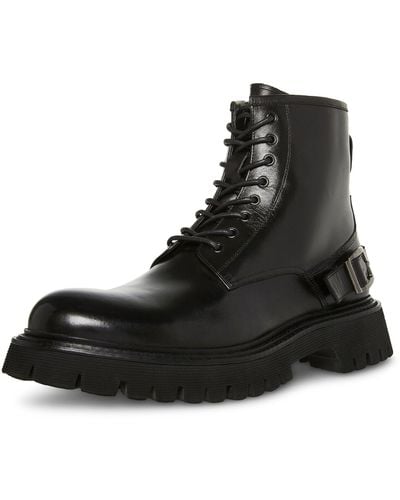 Steve Madden Hennric Combat Boot - Black