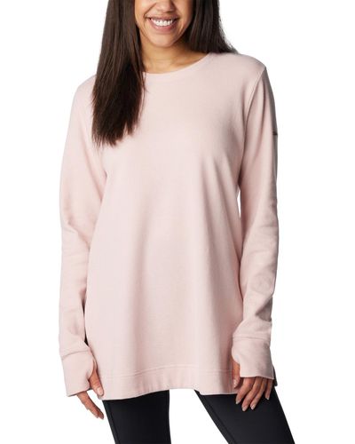Columbia Holly Hideaway Waffle Tunic - Pink