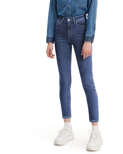Levi's 721 High Rise Skinny Ankle Jeans - Blue