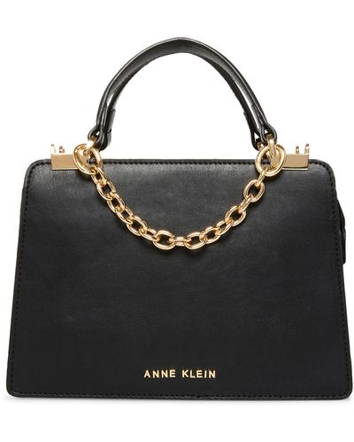 Amazon.com: Anne Klein perf Ring Logo Satchel, Clay/Clay/Distant Mountain :  Clothing, Shoes & Jewelry