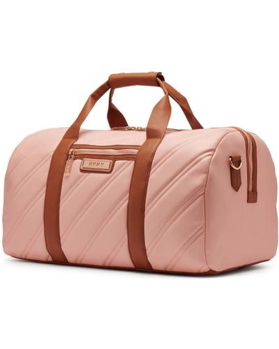 DKNY Duffel Softside Weekender Luggage - Pink