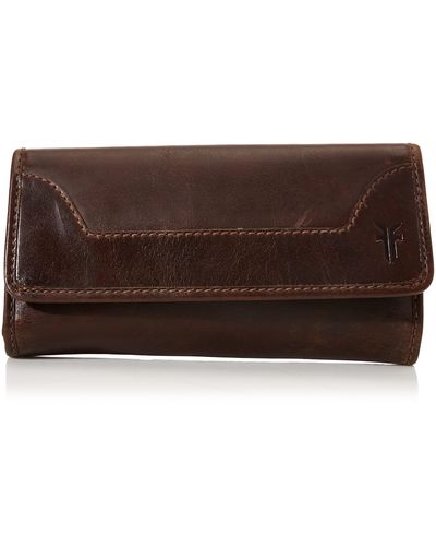 Frye Melissa Continental Snap Wallet - Black