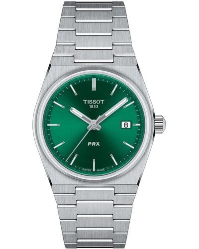 Tissot Prx 35mm 316l Stainless Steel Case Quartz Watch - Green