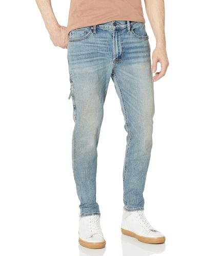 Hudson Jeans Jeans Zack Side Zip Skinny - Blue