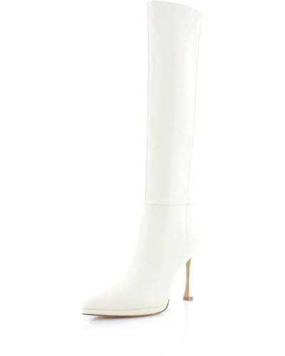 Vince Camuto Footwear Peviolia Knee High Dress Boot Fashion - White