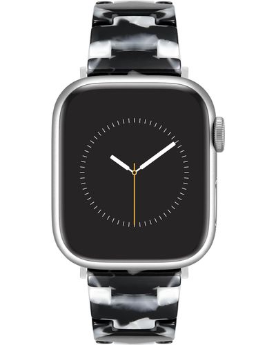 Anne Klein Acetate Fashion Band For Apple Watch Secure - Gray