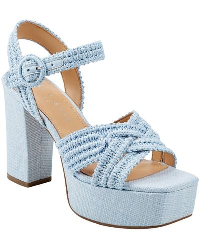 Marc Fisher Chesse Heeled Sandal - Blue