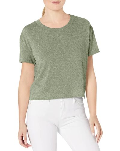 Alternative Apparel Headliner Vintage Jersey Cropped T-shirt - Green