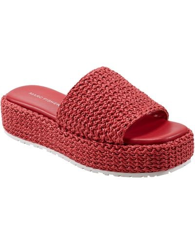 Marc Fisher Pais Sandal - Red
