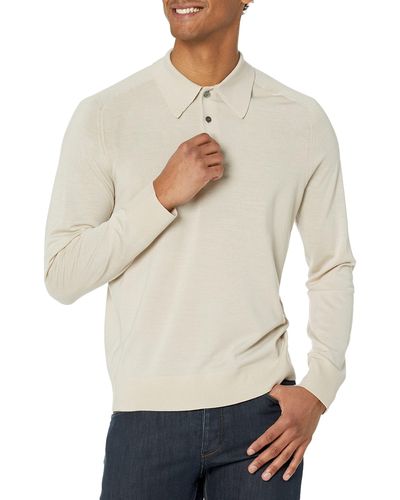 Theory Ls Button Polo Regal Wool - Multicolor
