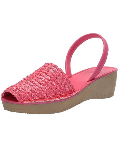 Kenneth Cole Fine Glass Wedge Sandal - Pink