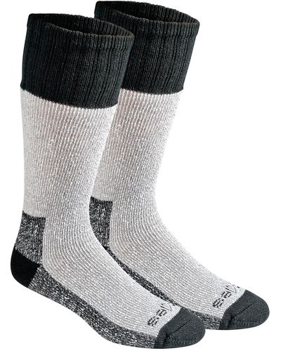 Dickies 2 Pack High Bulk Acrylic Thermal Boot Crew Socks - Black