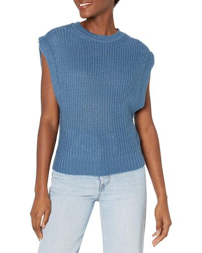 BCBGeneration Relaxed Sweater Vest - Blue
