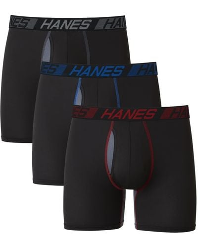 Hanes Total Support Pouch Pack - Black