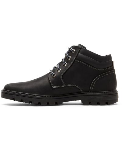 Rockport , Weather Or Not Waterproof Plain Toe Wp Boot Black 8.5 M