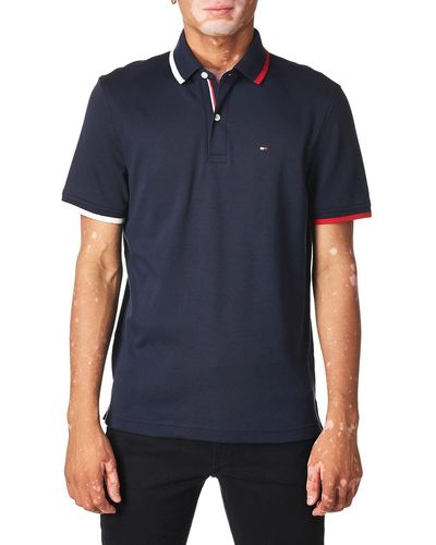 Tommy Hilfiger Short Sleeve Polo Shirt In Classic Fit - Blue