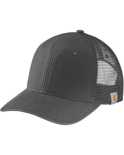 Carhartt Canvas Mesh Back Cap,shadow,one Size - Gray
