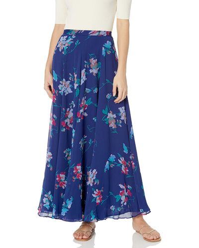 French Connection Sweet Pea Maxi Skirt - Blue