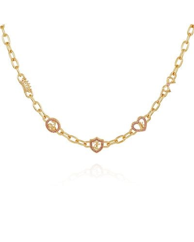 Juicy Couture Goldtone Chain Necklace - Metallic