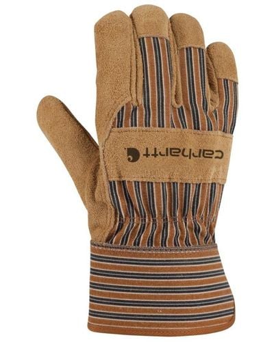 Carhartt Suede Work Glove With Safety Cuff - Brown
