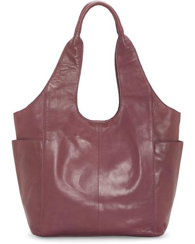 Lucky Brand Patti Tote Magnetic Closure Handbag - Purple