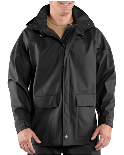Carhartt Medford Rain Defender Coat,black,small