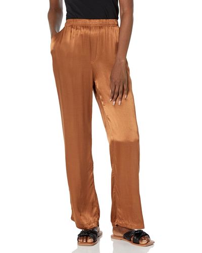 Monrow Hb0633-1-silky Rayon Pants - Multicolor