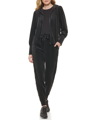 DKNY Everyday Soft Full Length Jogger - Black