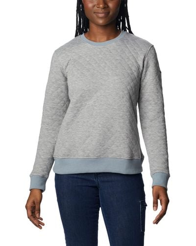 Columbia Lodge Quilted Crew - Gray