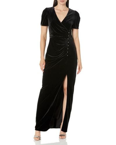 Shoshanna Ada Polyester Maxi Dress - Black