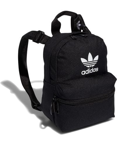 adidas Originals Trefoil 2.0 Mini Backpack Small Travel Bag - Black
