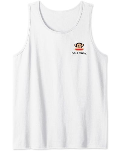 Paul Frank Julius Pocket Logo Tank Top - White