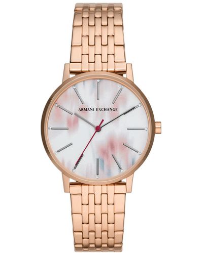 Armani Exchange Lola Rose Watch Ax5589 Stainless Steel (Archived) - Metallic