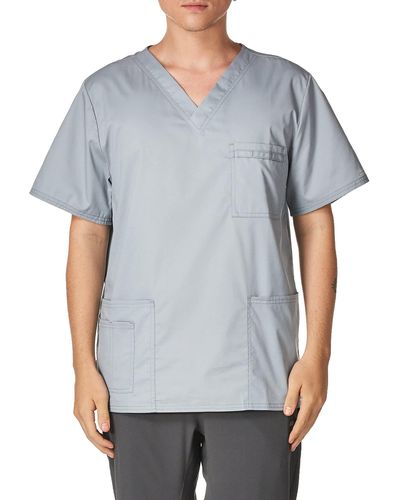 CHEROKEE And Scrubs Top With V-neck 4725 - Gray