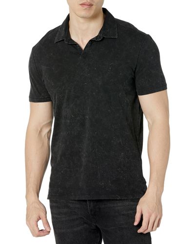 John Varvatos Bodhi Short Sleeve Polo - Black