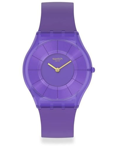 Swatch Purple Time Watch