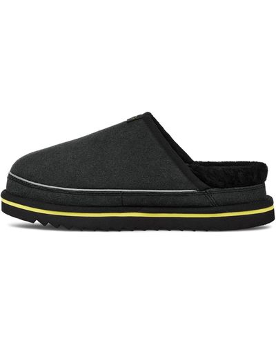 UGG Scuff Cali Wave Sheepskin Shoes in Black for Men | Lyst