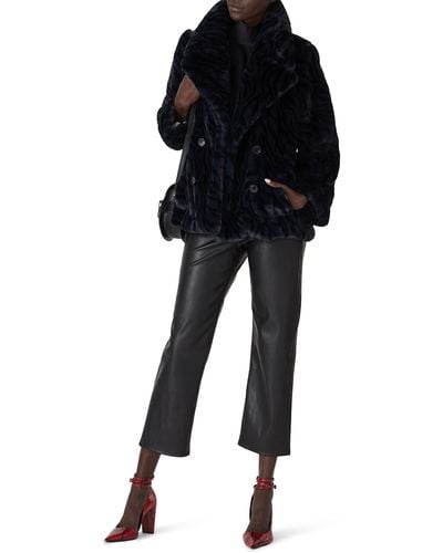 Zadig & Voltaire Rent The Runway Pre-loved Miller Faux Fur Jacket - Black