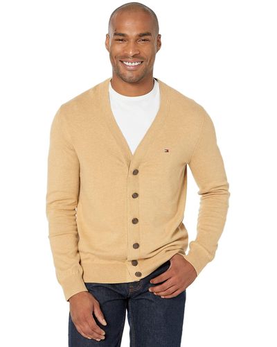 Tommy Hilfiger Adaptive Cardigan Sweater With Magnetic Buttons - Metallic