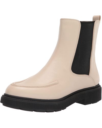 Franco Sarto S Jimmie Ankle Boot Cream 10 M - Black