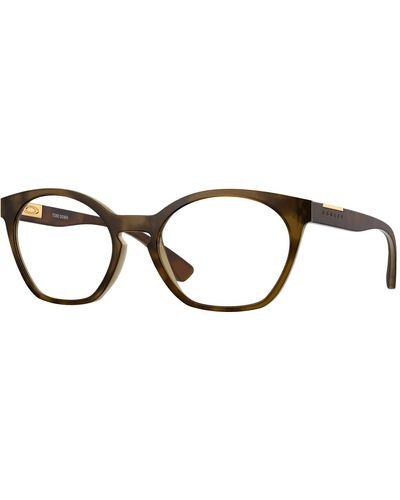 Oakley Ox8168 Tone Down Round Prescription Eyewear Frames - Black