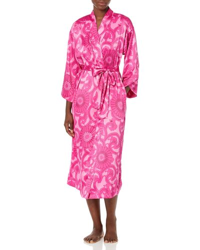 N Natori Arabesque Robe Length 49" - Pink