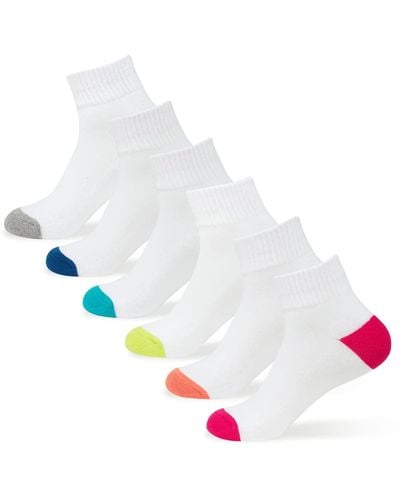 Keds Ankle Socks With All Day Comfort And Cushion - White