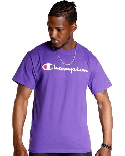 Champion Mens Classic T-shirt - Purple
