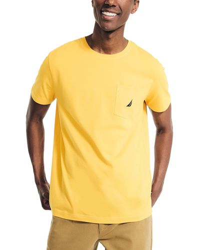 Nautica Performance Pocket T-shirt - Yellow