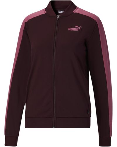 PUMA Contrast Tricot Jacket - Purple