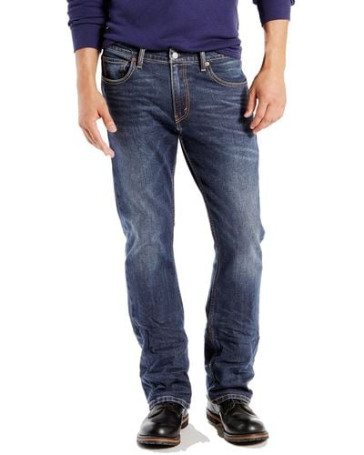 Levi's 527 Slim Bootcut Fit Jeans - Blau