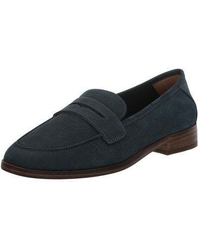 Lucky Brand Parmin Heeled Loafer Flat - Blue