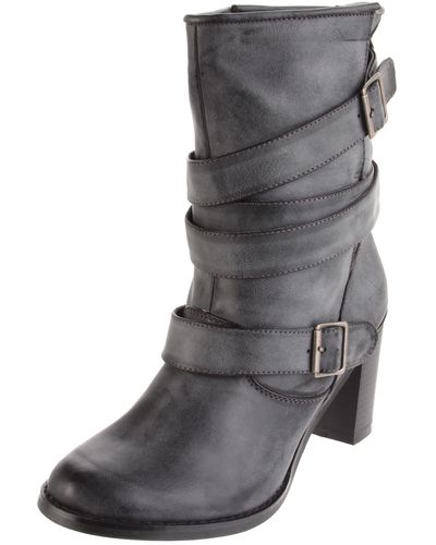 Madden Girl Handdle Boot,black Paris,6 M Us