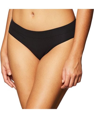 DKNY Seamless Litewear Bikini Panty - Black